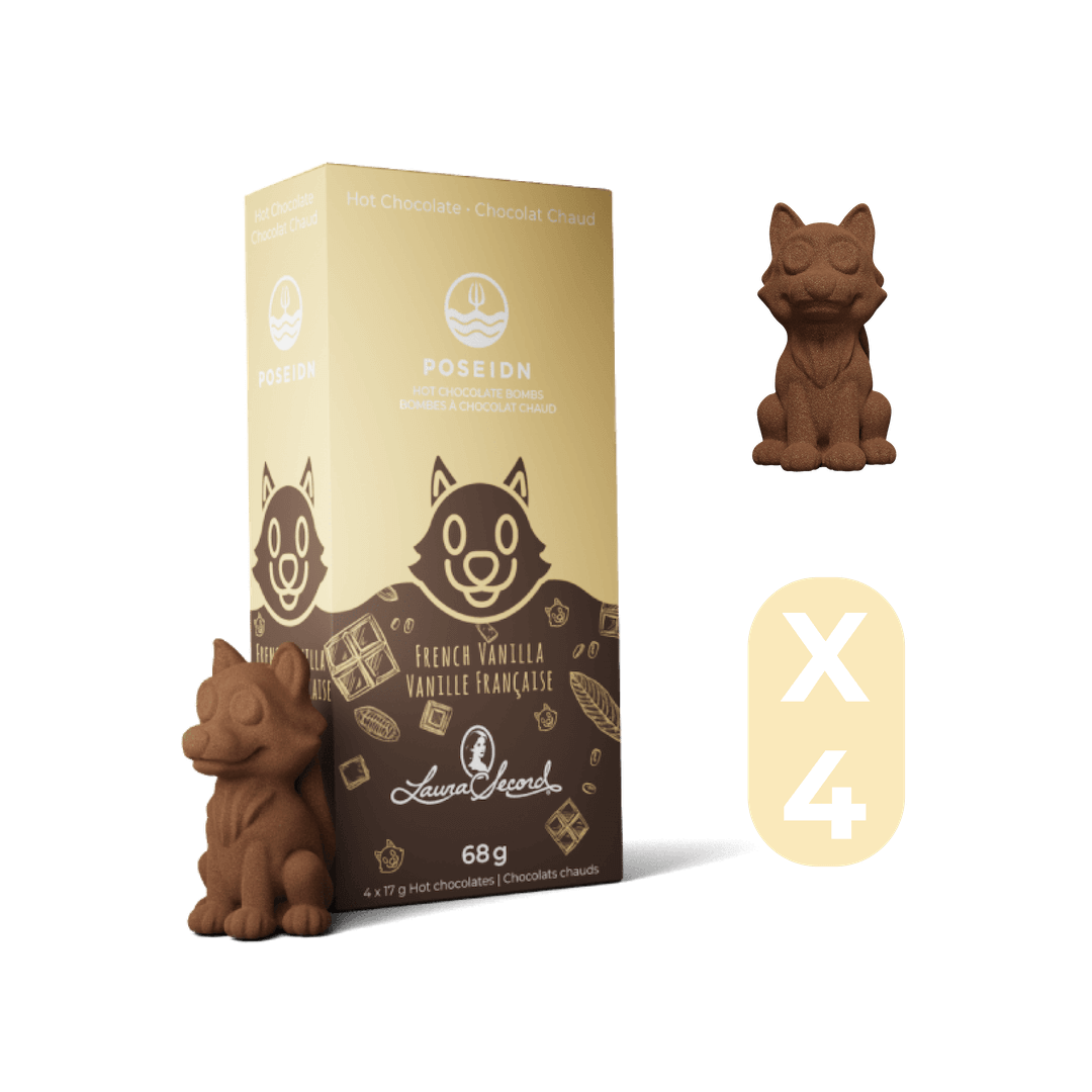 French Vanilla Hot Chocolate Bombs - Hot Cocoa - Poseidn