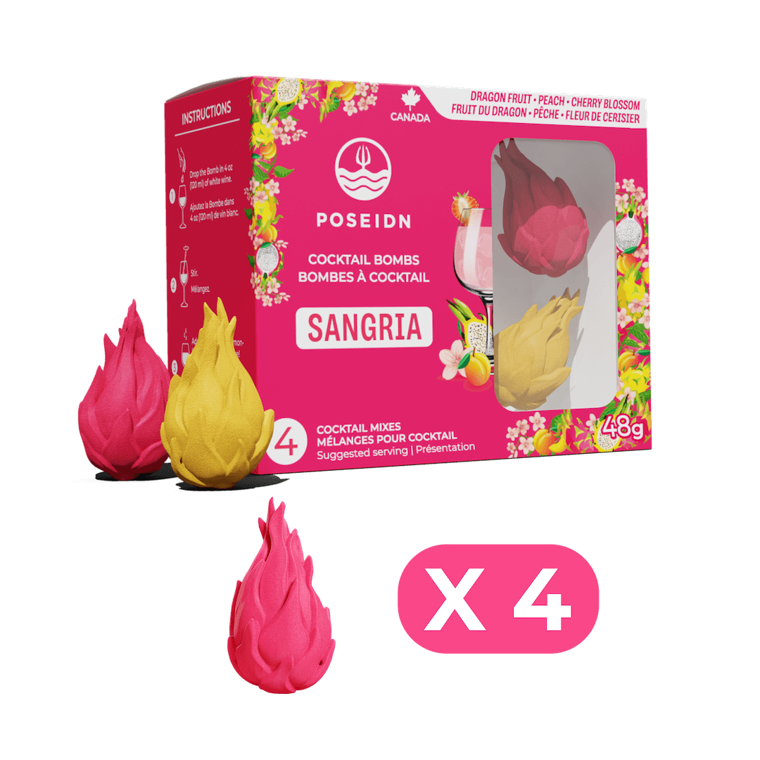 Dragon fruit, Peach & Cherry blossom