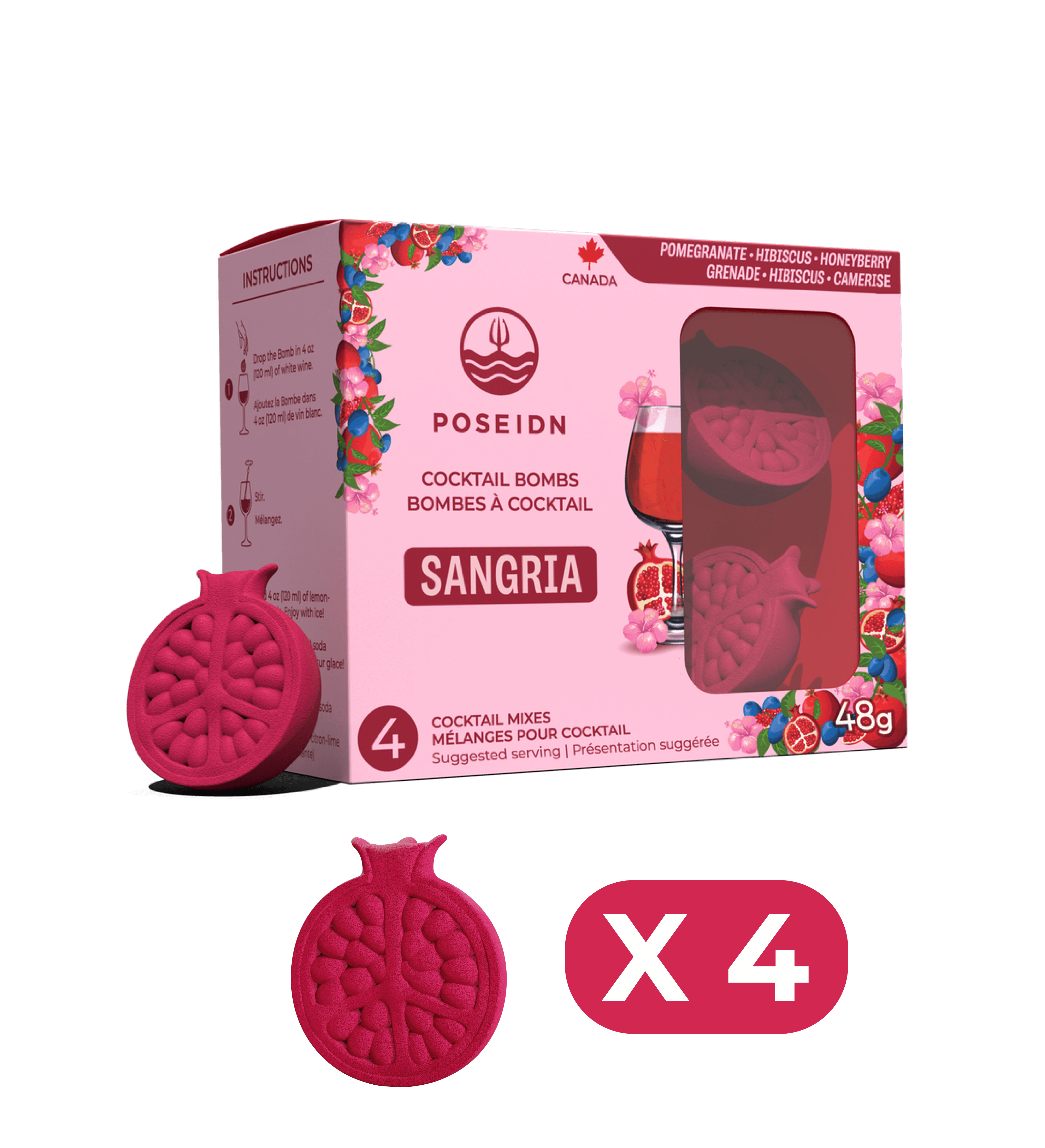 Pomegranate, Hibiscus & Honeyberry