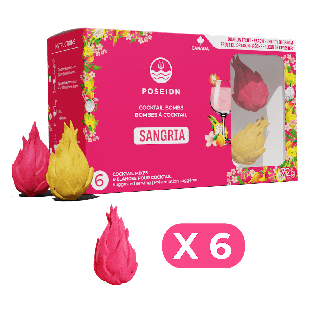 Dragon fruit, Peach & Cherry blossom