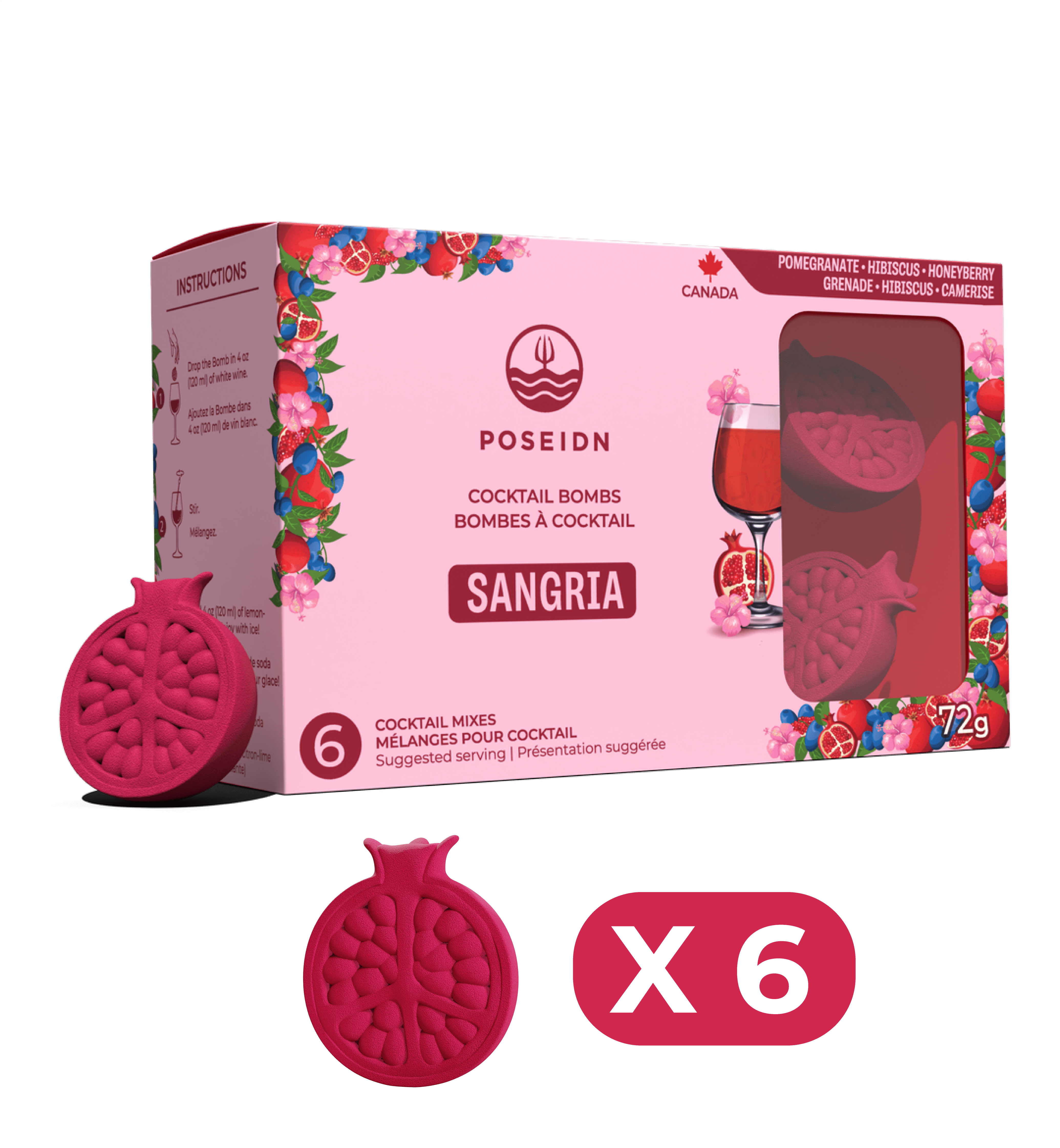 Pomegranate, Hibiscus & Honeyberry